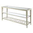ACME Zaba - End Table - Glass Top & Silver | Meri Furniture