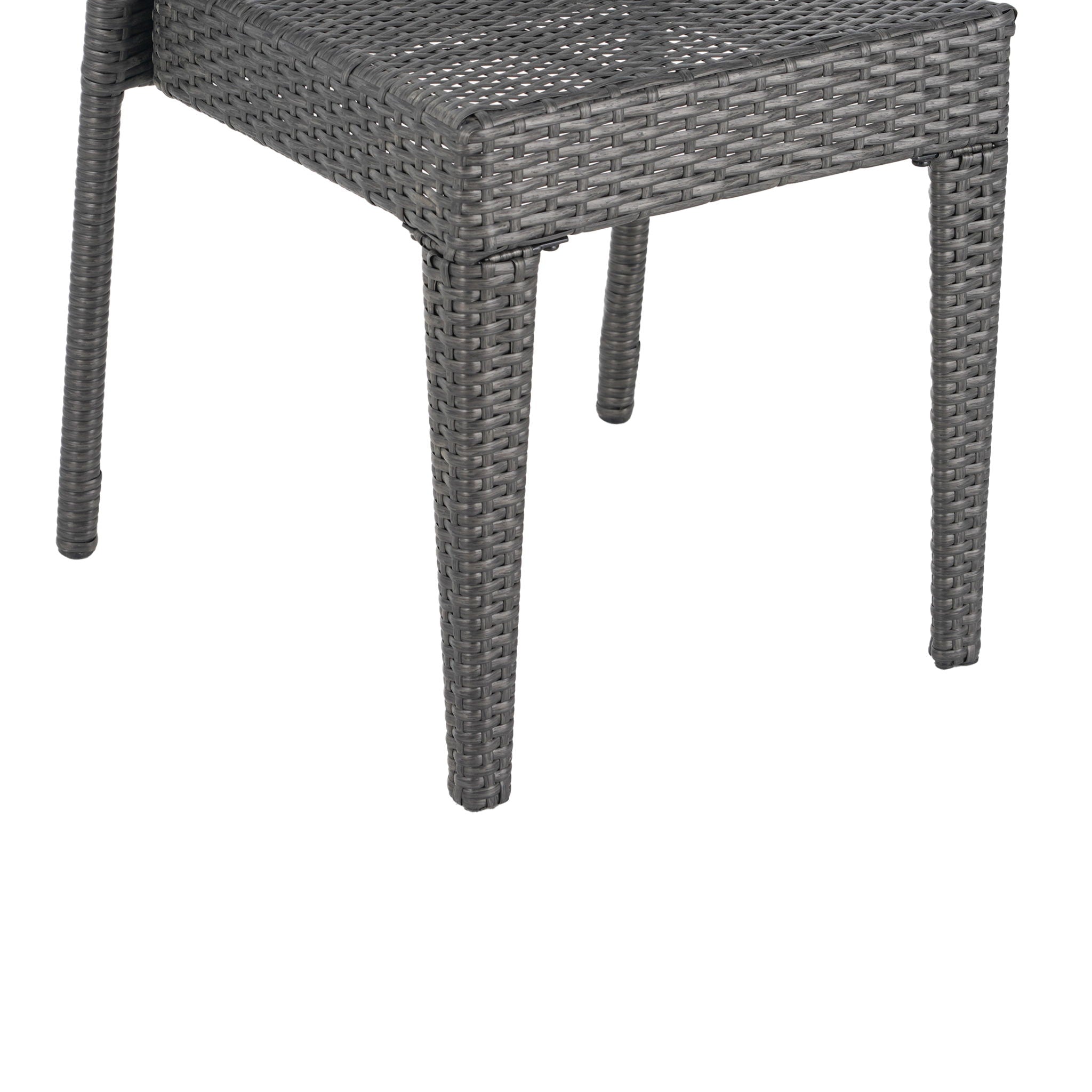 Farley - Stacking Sidechair (Set of 2) With Open Backrests - Gray