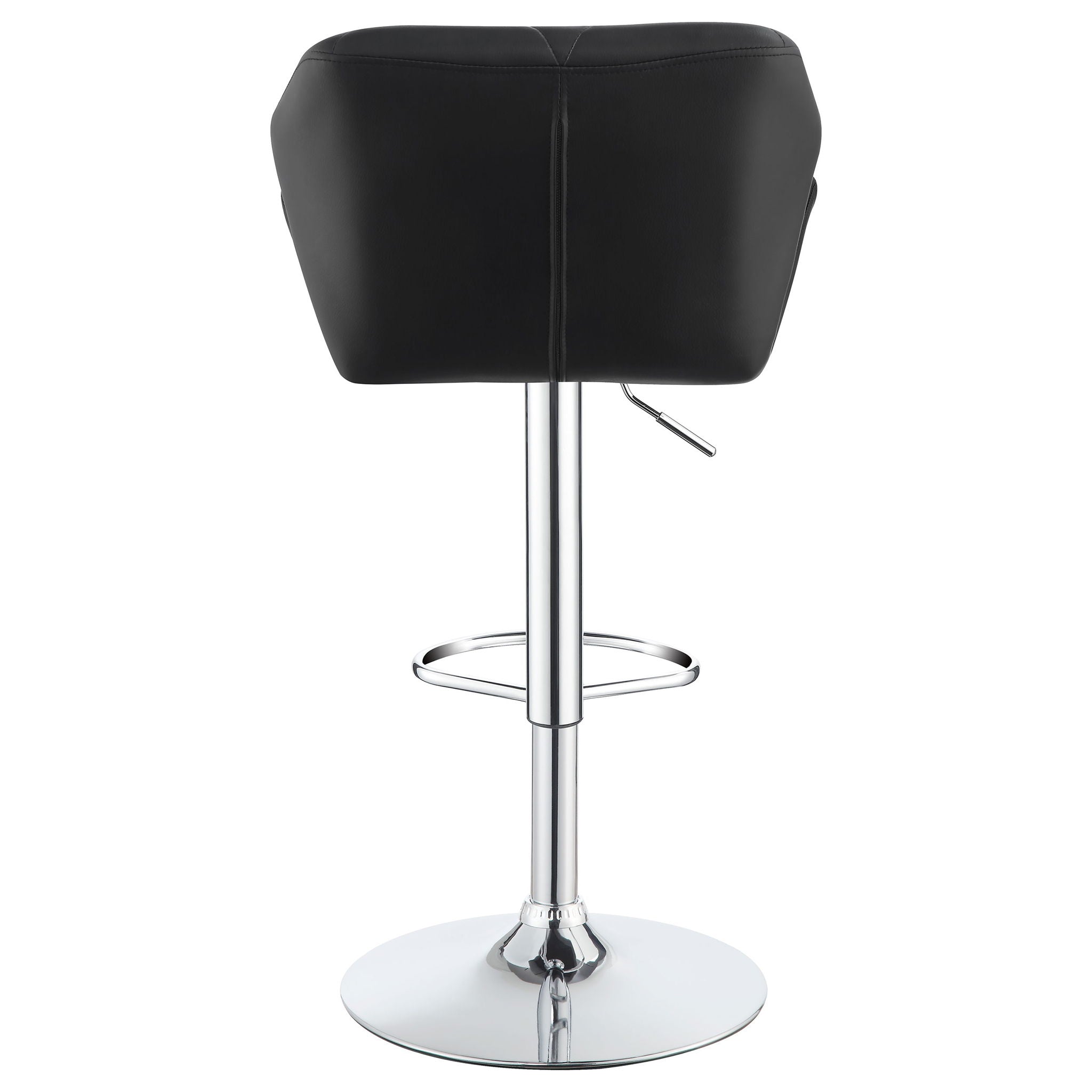 Adjustable Bar Stool With Height-Adjustable Base (Set of 2)