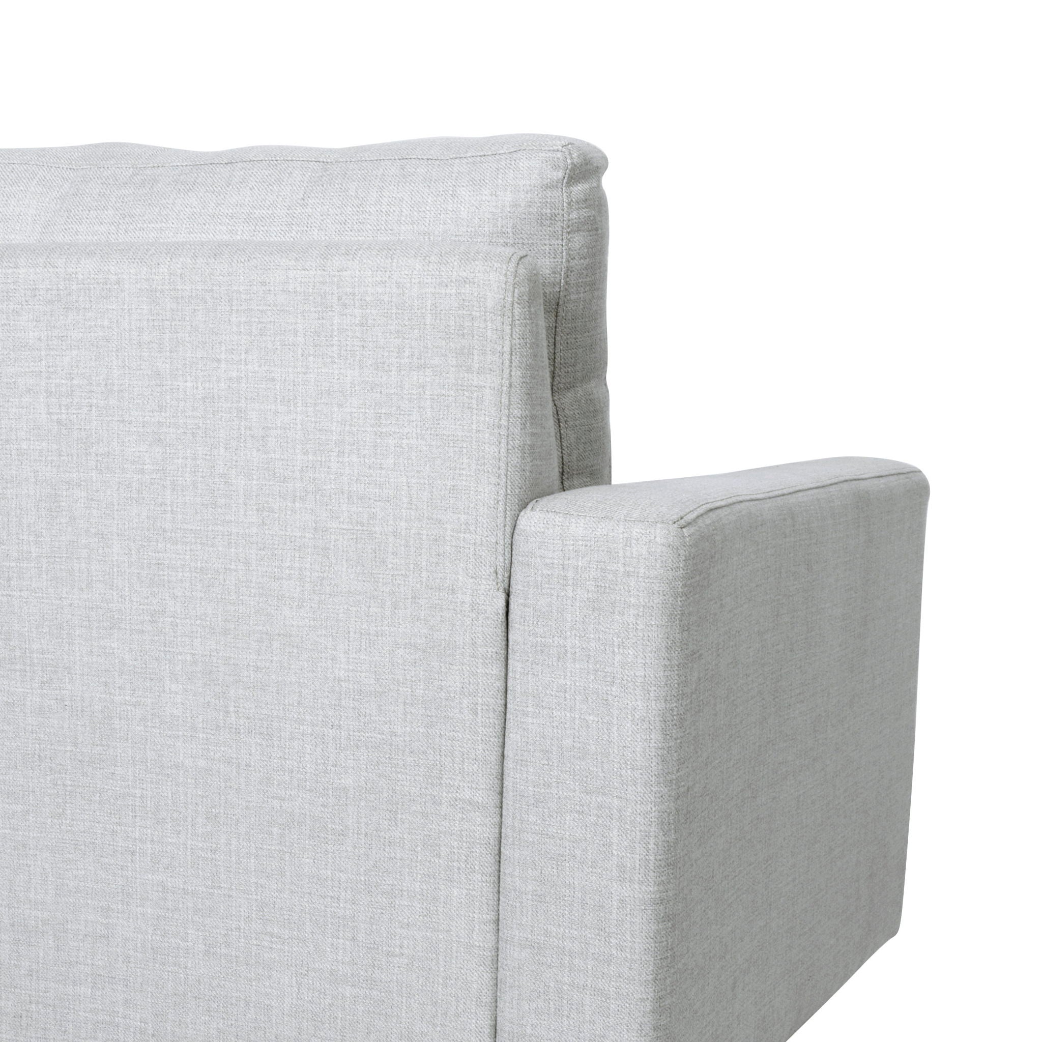 Jenny - Contemporary Tufted Fabric 3 Seater Sofa