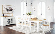 Signature Design by Ashley® Ashbryn - Dining Room Set | Meri Furniture