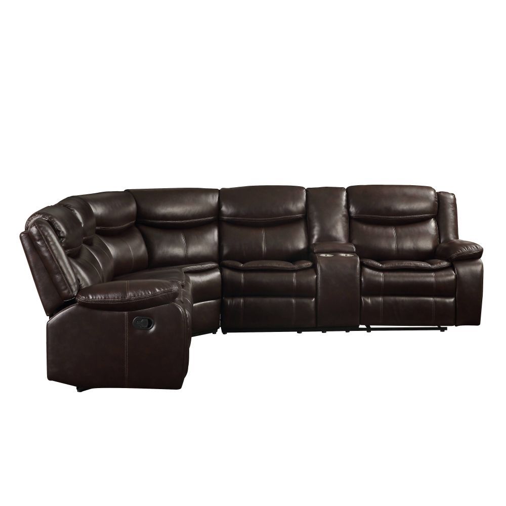 ACME Tavin - Sectional Sofa (Motion) | Meri Furniture