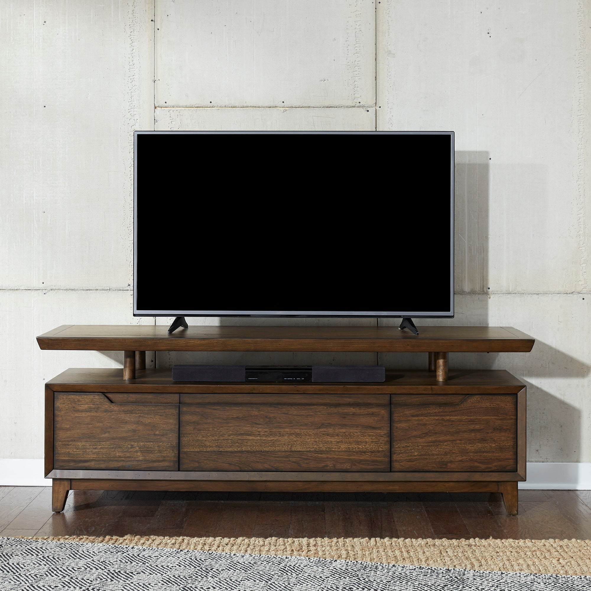 Liberty Furniture Ventura Blvd - TV Console - Bronze Spice | Meri Furniture