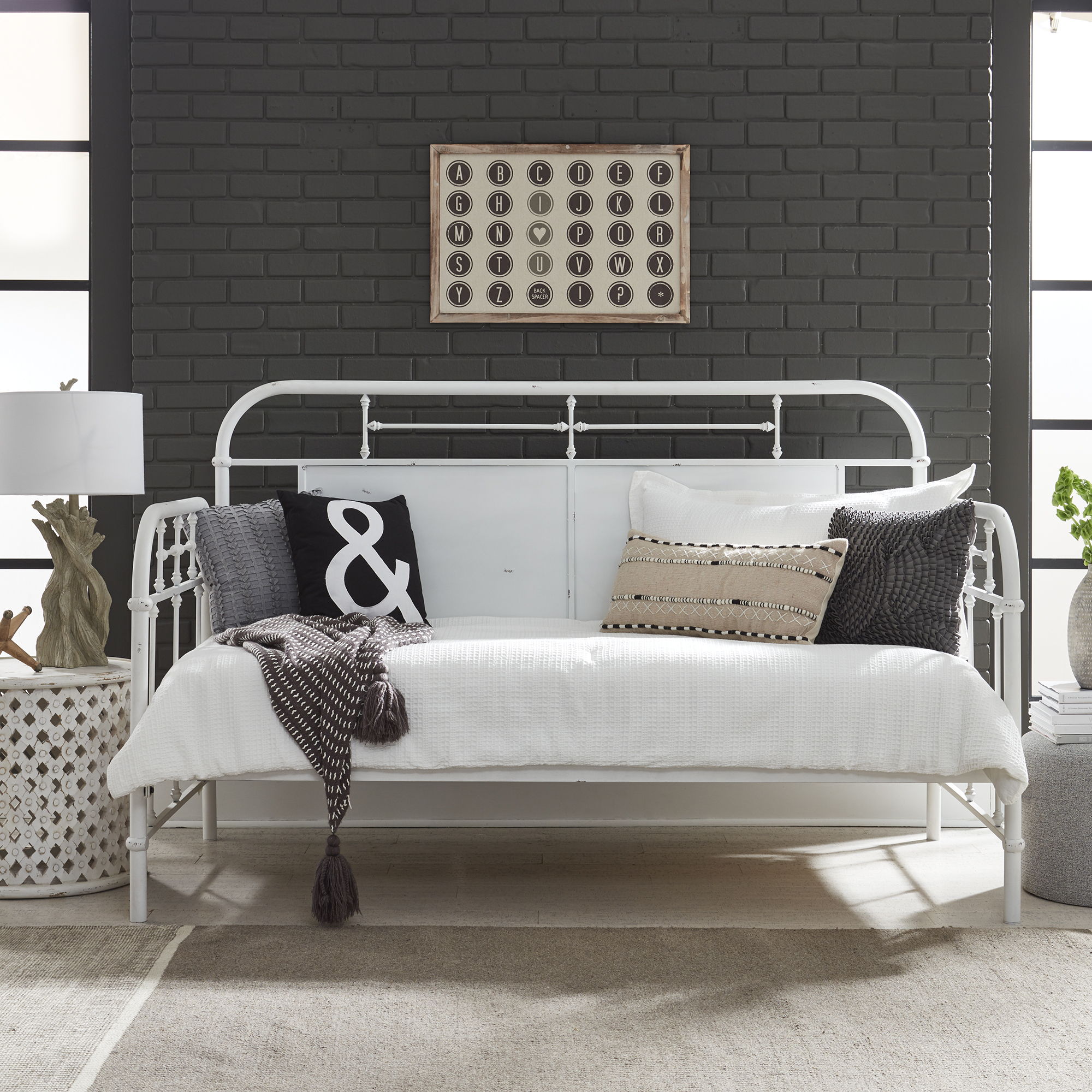 Liberty Furniture Vintage Series - Metal Day Bed | Meri Furniture