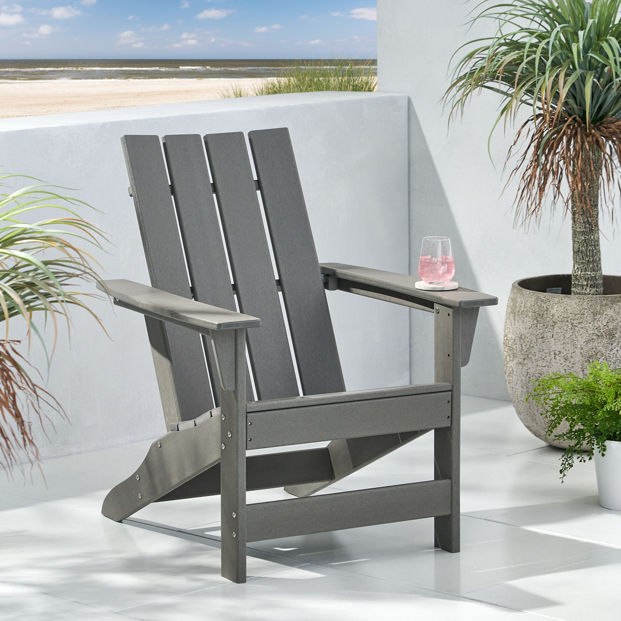 Enigmara - Outdoor High Density Resin Adirondack Chair