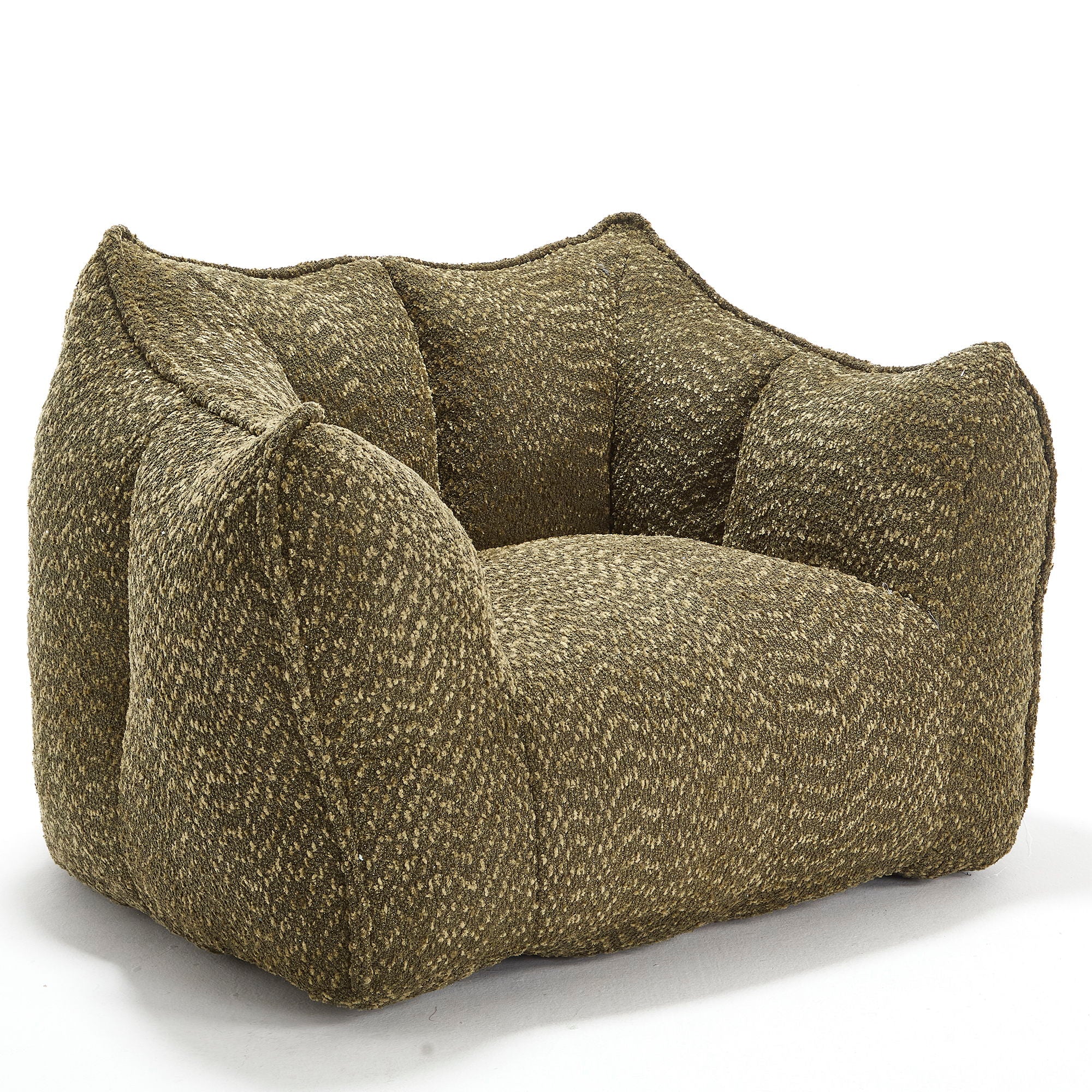 Comfortable Chenille Sofa Chairs With Highly Resilient Foam For Living Rooms And Bedrooms