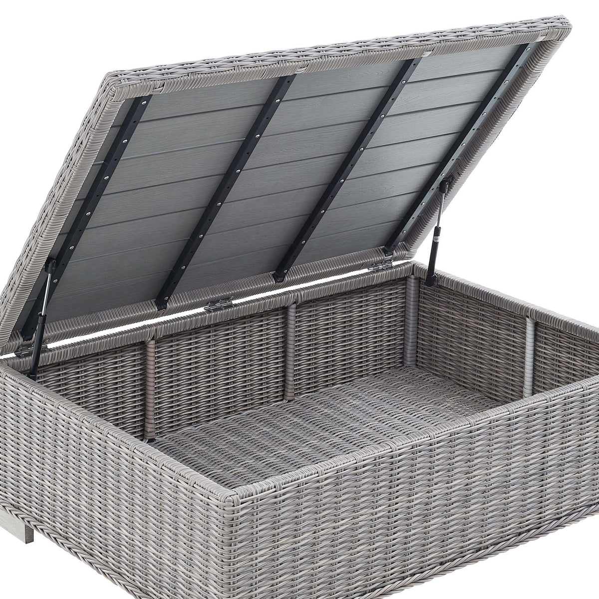 Conway 4-Piece Outdoor Patio Wicker Rattan Furniture Set by Modway