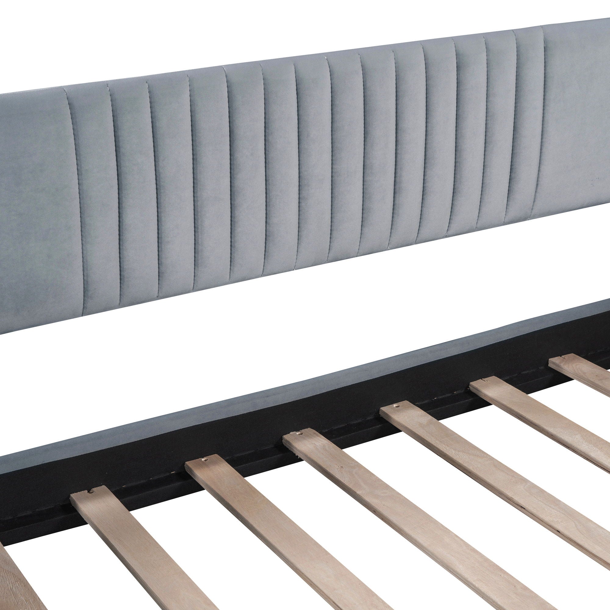 Upholstered Daybed Sofa Bed With Trundle Bed