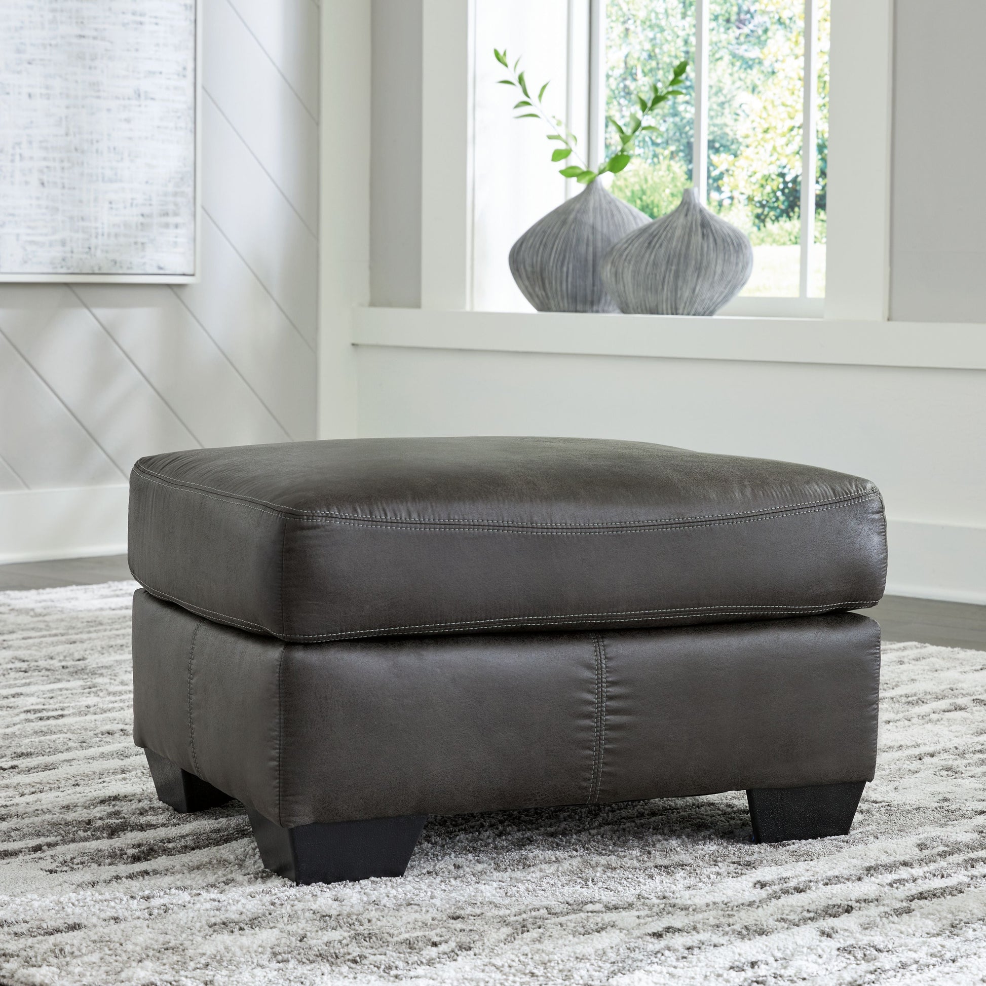 Ashley Furniture Bladen - Upholstered Ottoman | Meri Furniture