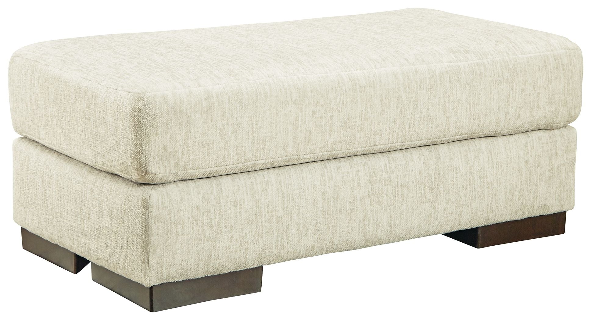 Signature Design by Ashley® Caretti - Parchment - Ottoman | Meri Furniture