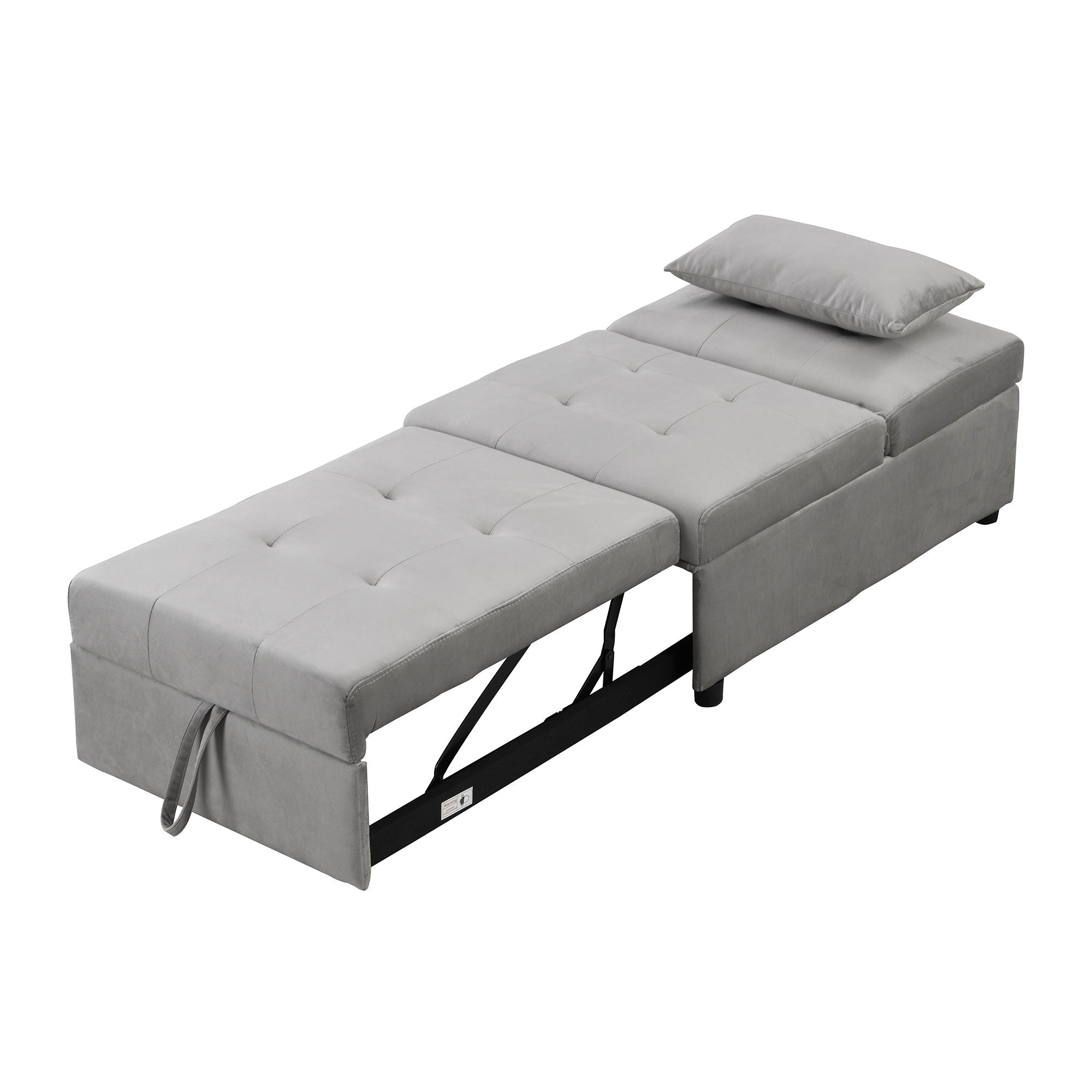 Versatile Folding Ottoman Sofa Bed Multifunctional Space Saver