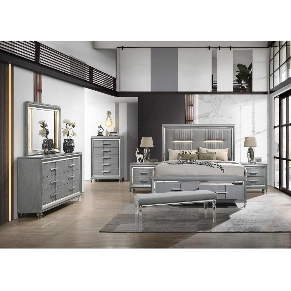 ACME Truman - Dresser - Gray | Meri Furniture