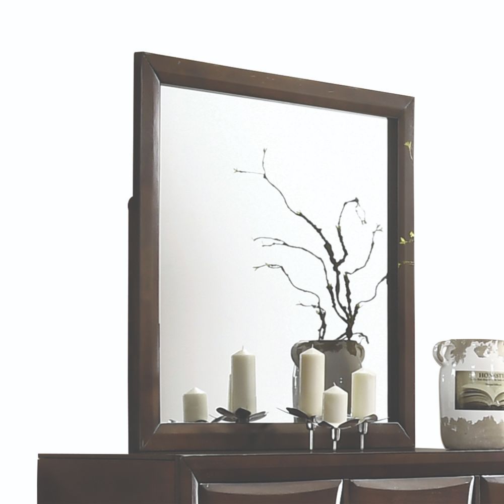 ACME Brenta - Mirror - Walnut | Meri Furniture