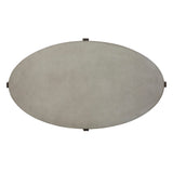 Cascade - Oval Cocktail Table - Dark Brown