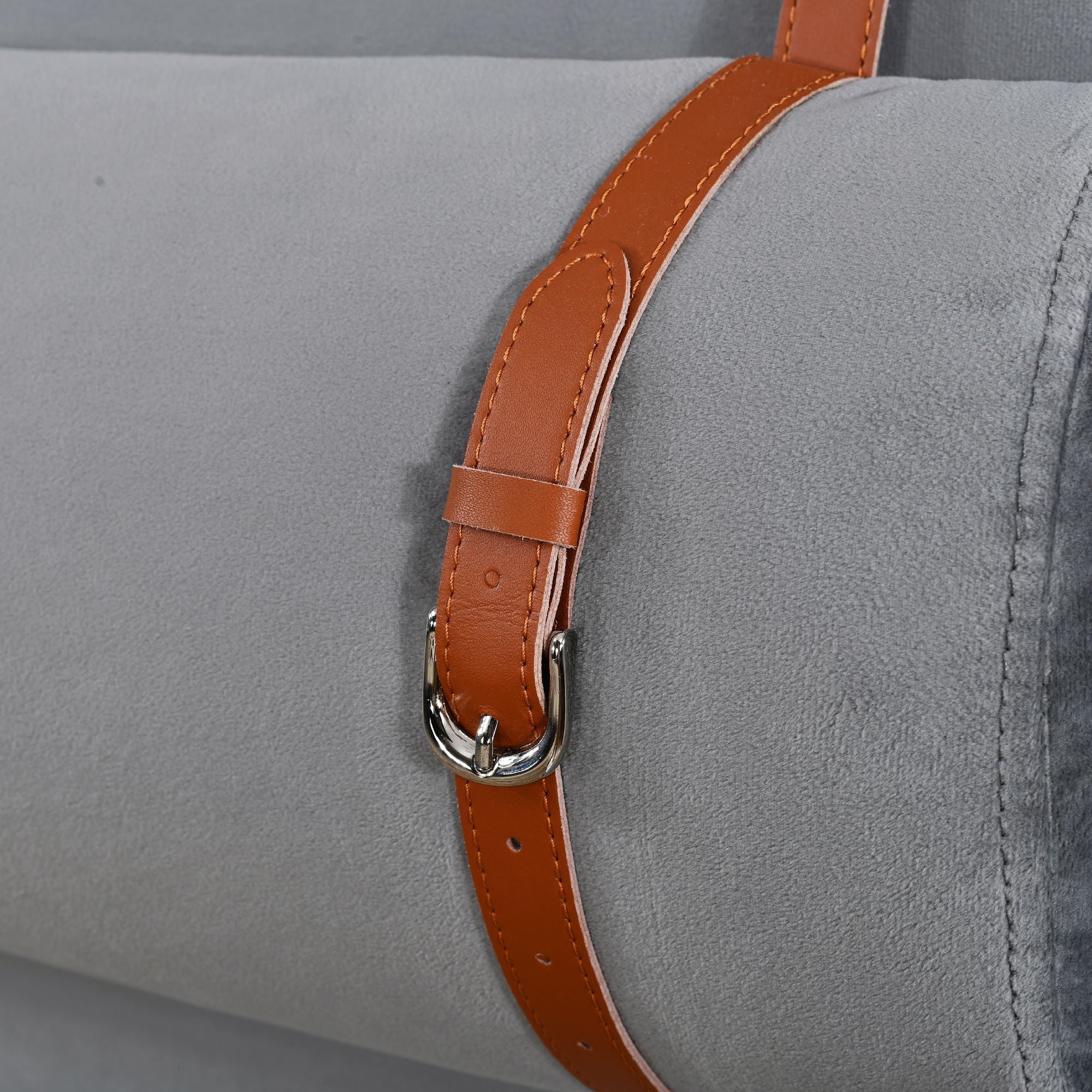 Upholstered Platform Bed, 2 Outlets And USB Charging Ports On Both Sides, 2 Bedside Pillows, Storage Shelves