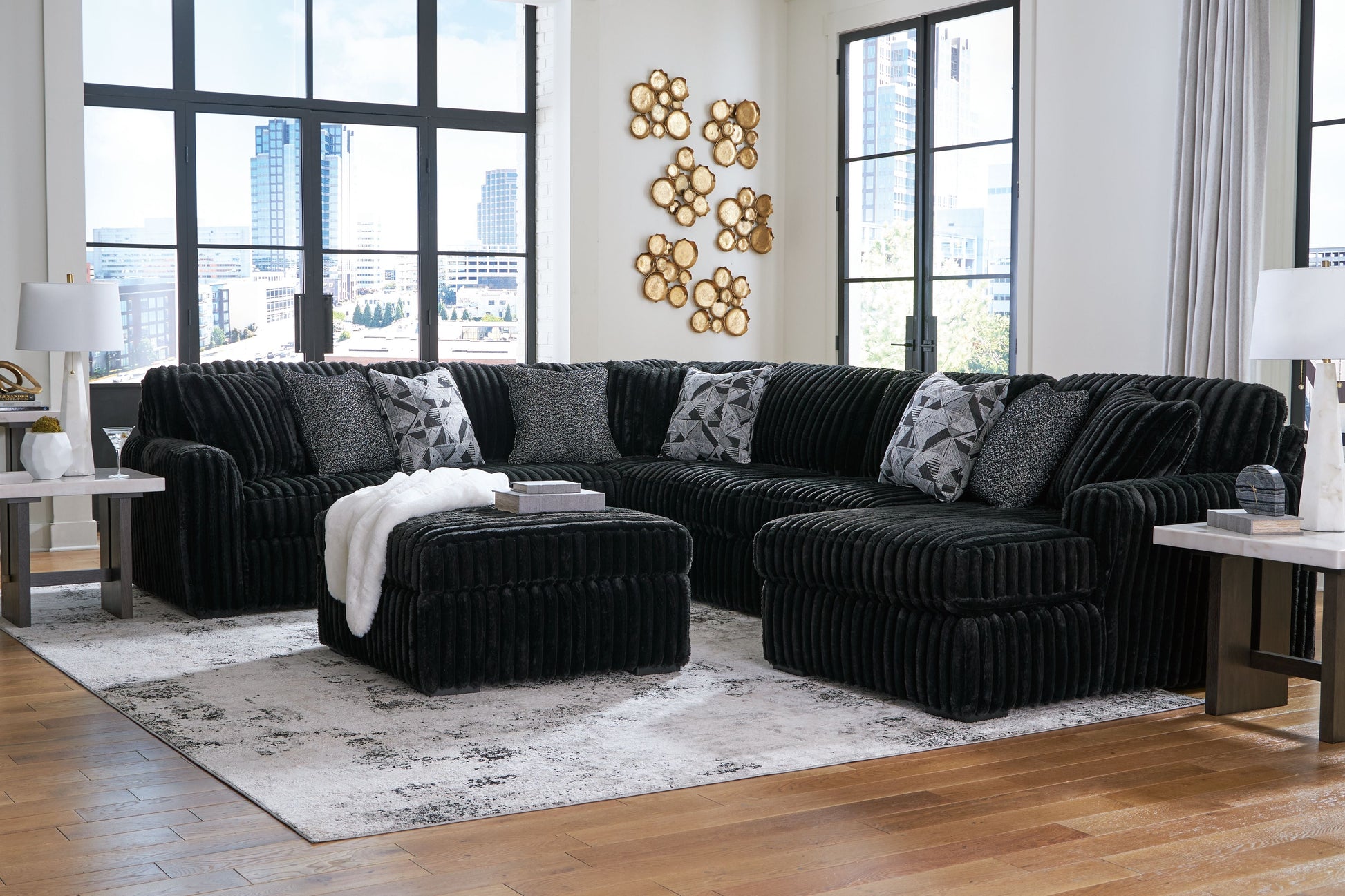 Signature Design by Ashley® Midnight-Madness - Sectional Set | Meri Furniture