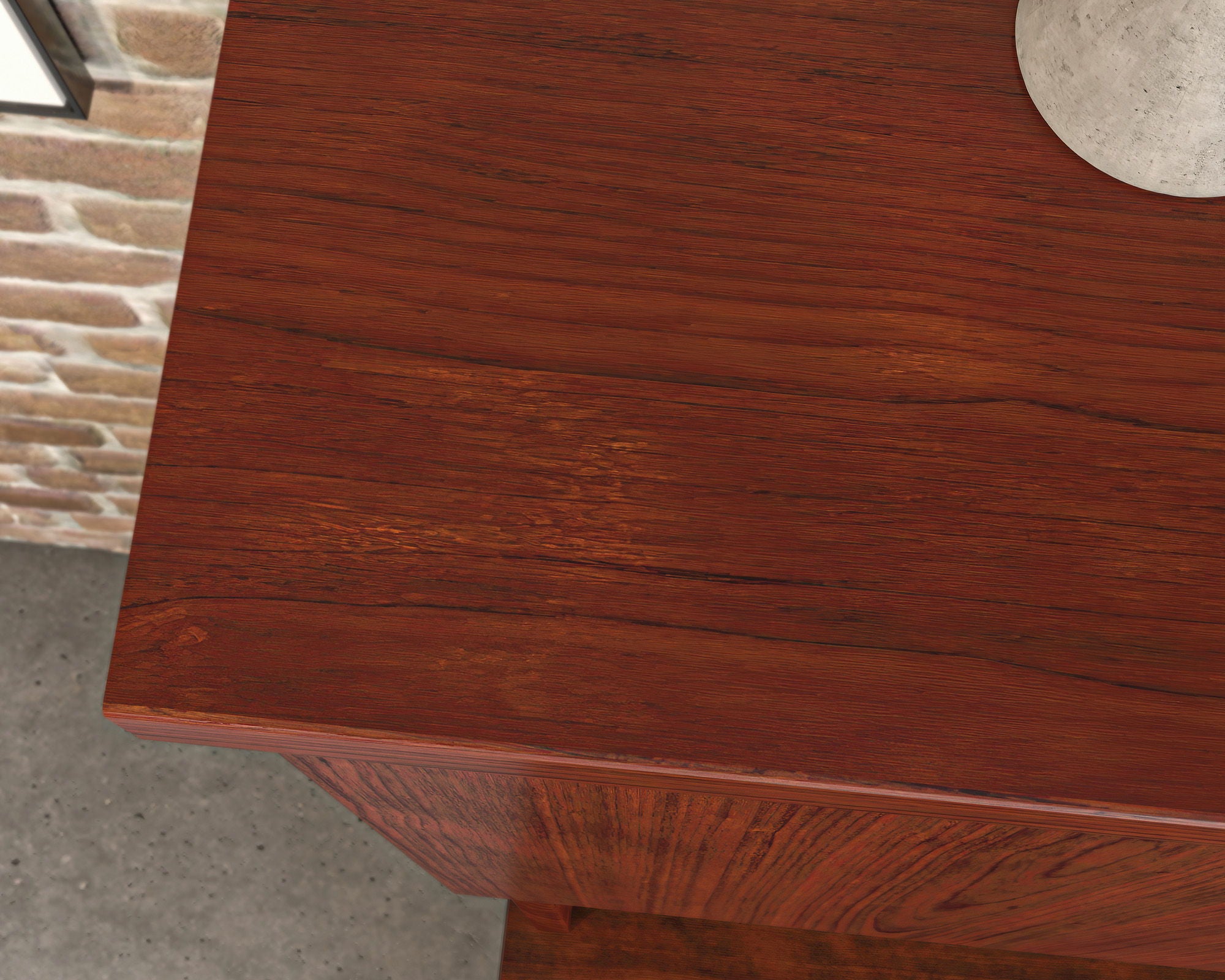 60" Desktop Hutch in Classic Cherry