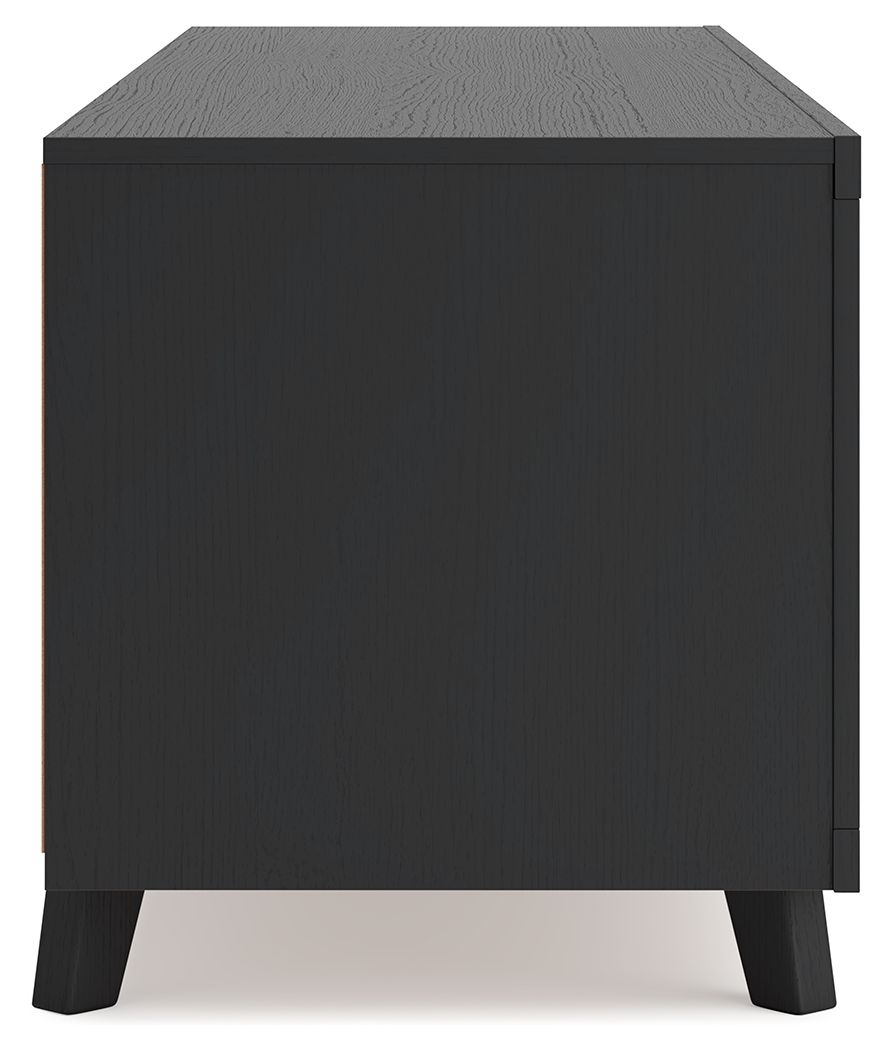 Danziar - Extra Large TV Stand - Black