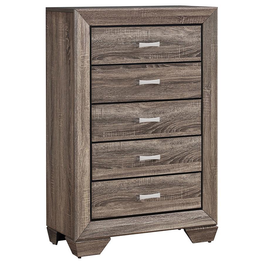 Coaster Fine Furniture Kauffman - 5-Drawer Bedroom Chest | Meri Furniture
