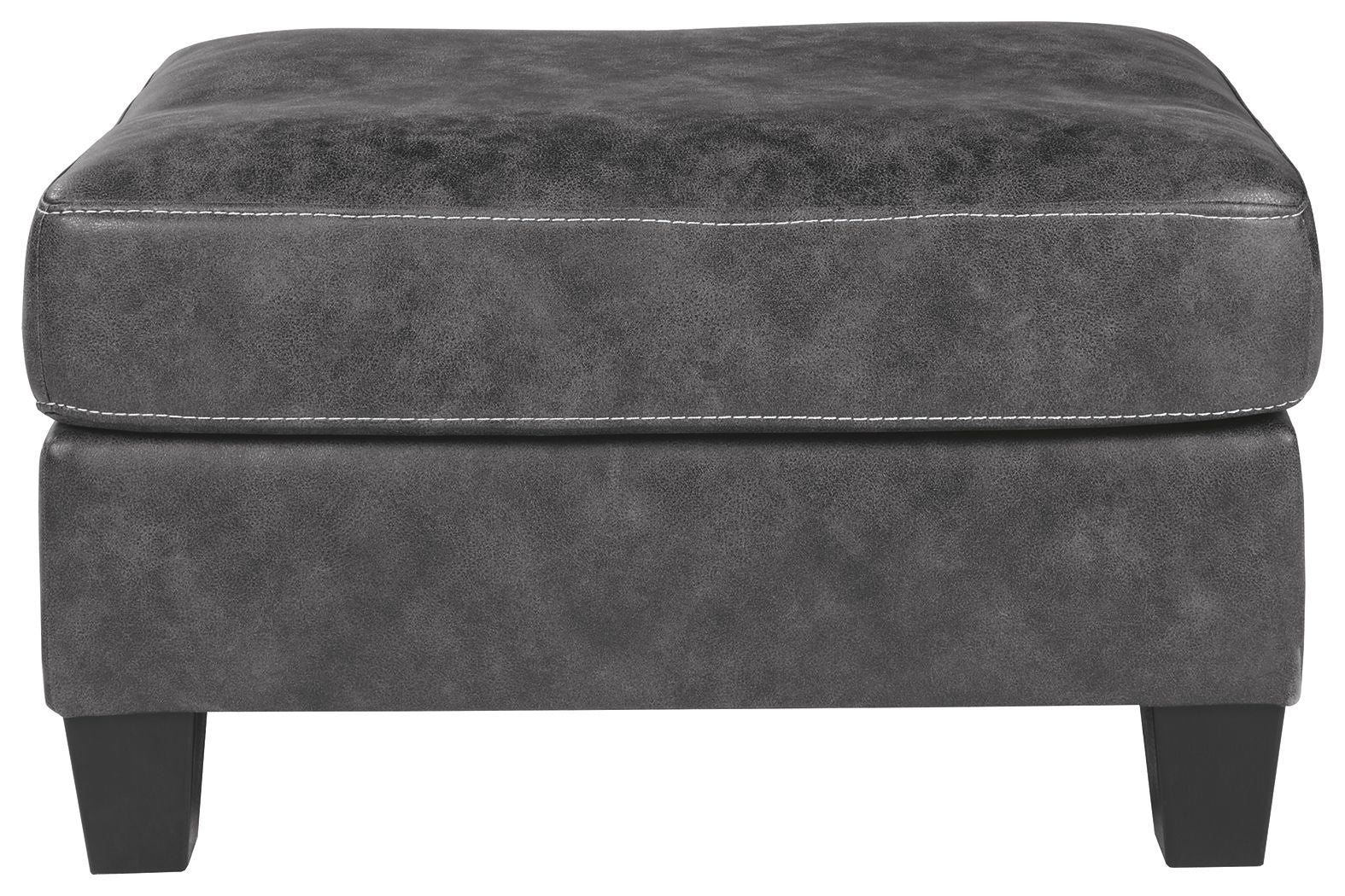 Ashley Furniture Venaldi - Gunmetal - Ottoman | Meri Furniture