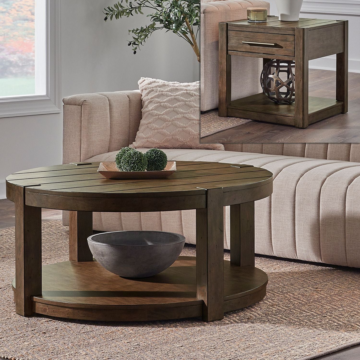 Broadmore - Optional 3 Piece Set - Brown