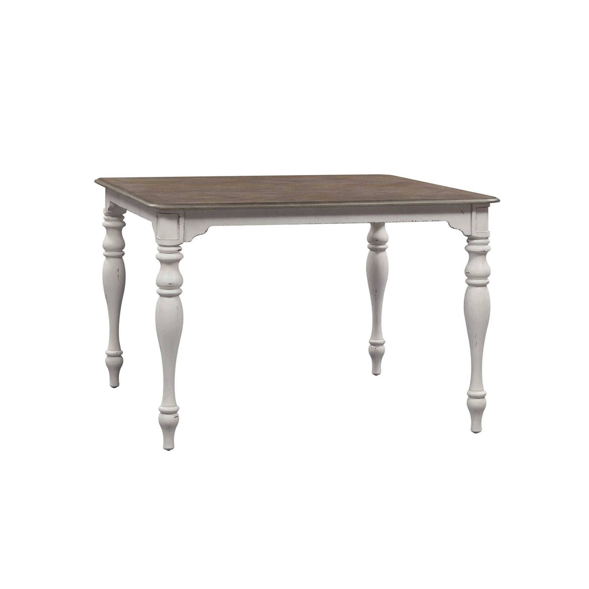 Liberty Furniture Magnolia Manor - Gathering Leg Table - White | Meri Furniture