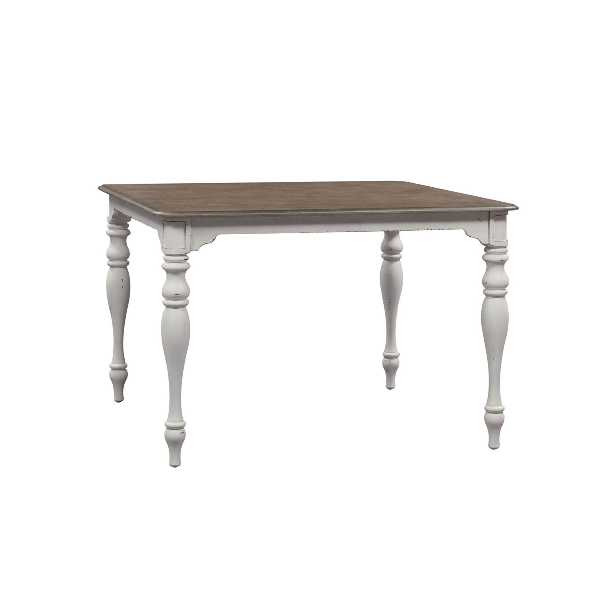 Liberty Furniture Magnolia Manor - Gathering Leg Table - White | Meri Furniture