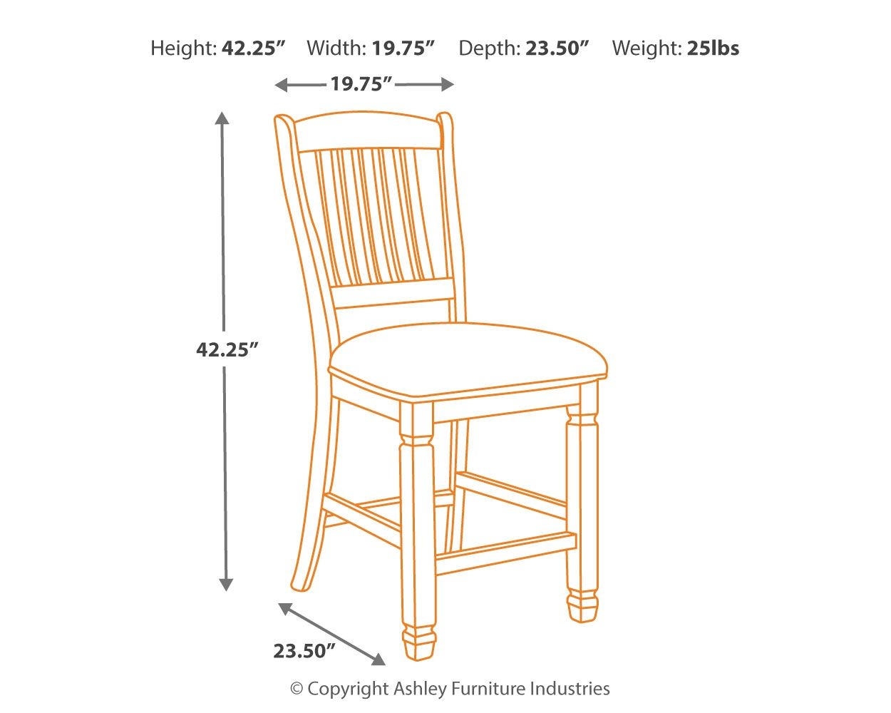 Signature Design by Ashley® Bolanburg - Beige - Upholstered Barstool (Set of 2) | Meri Furniture