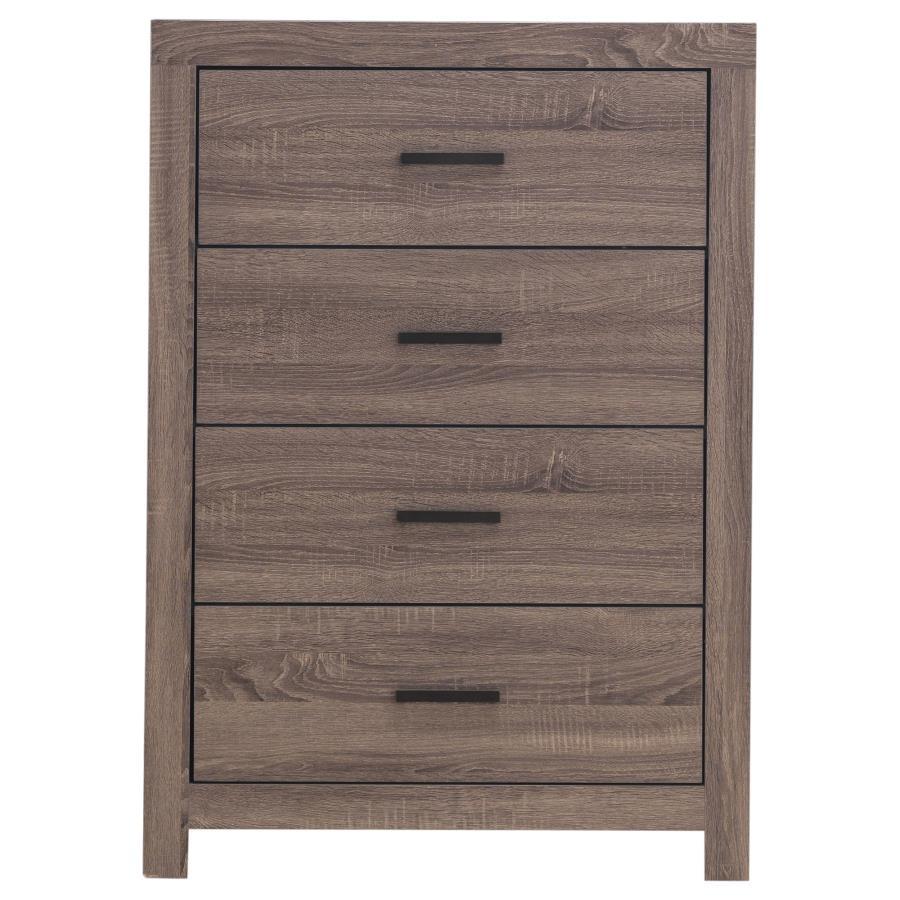 Coaster Fine Furniture Brantford - 4-Drawer Bedroom Chest | Meri Furniture