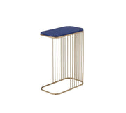 ACME Aviena - Accent Table - Blue & Gold Finish | Meri Furniture