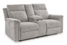 Barnsana - Dbl Power Reclining Loveseat With Console