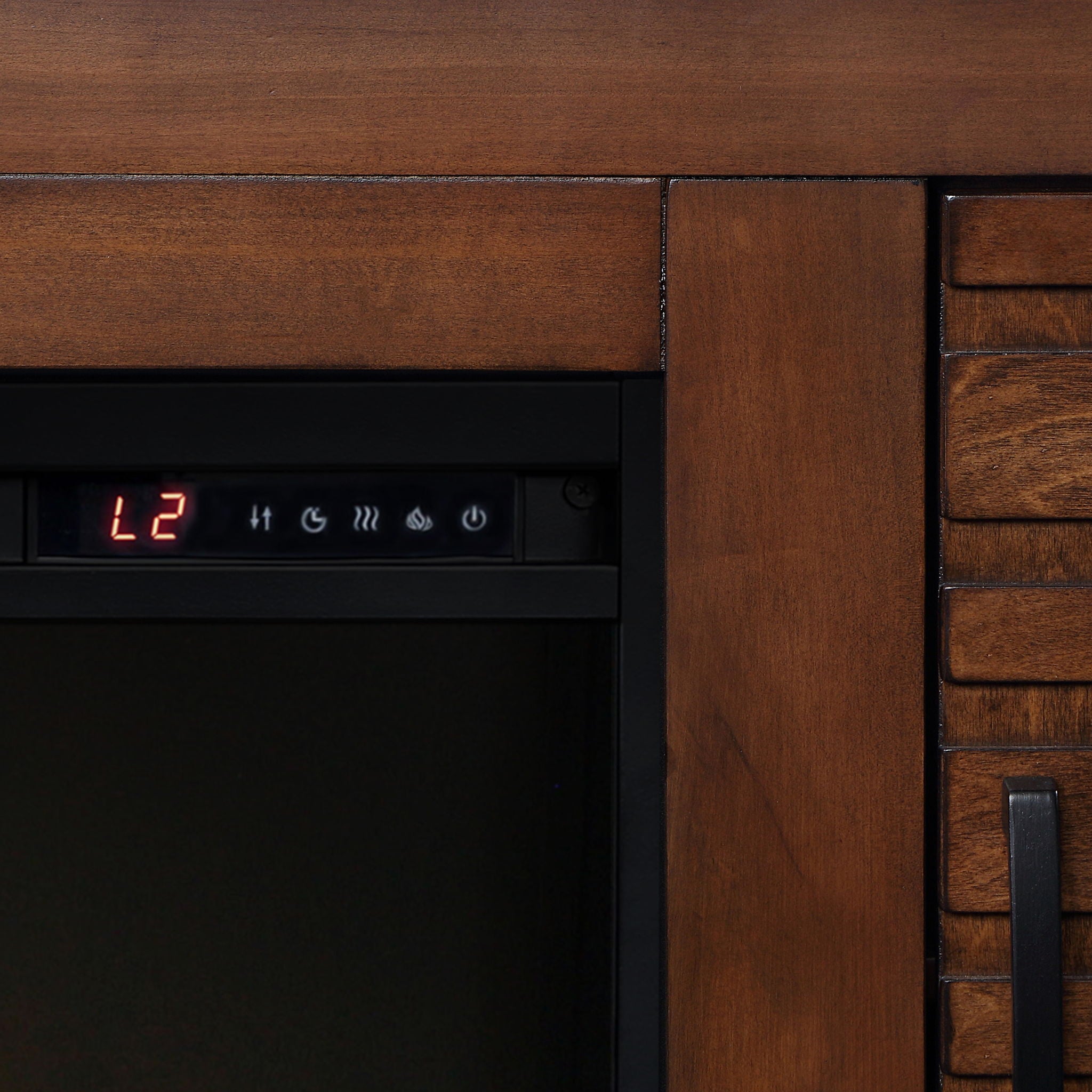 Sausalito - Electric Fireplace TV Stand Console For TVs Up To 95" - Whiskey