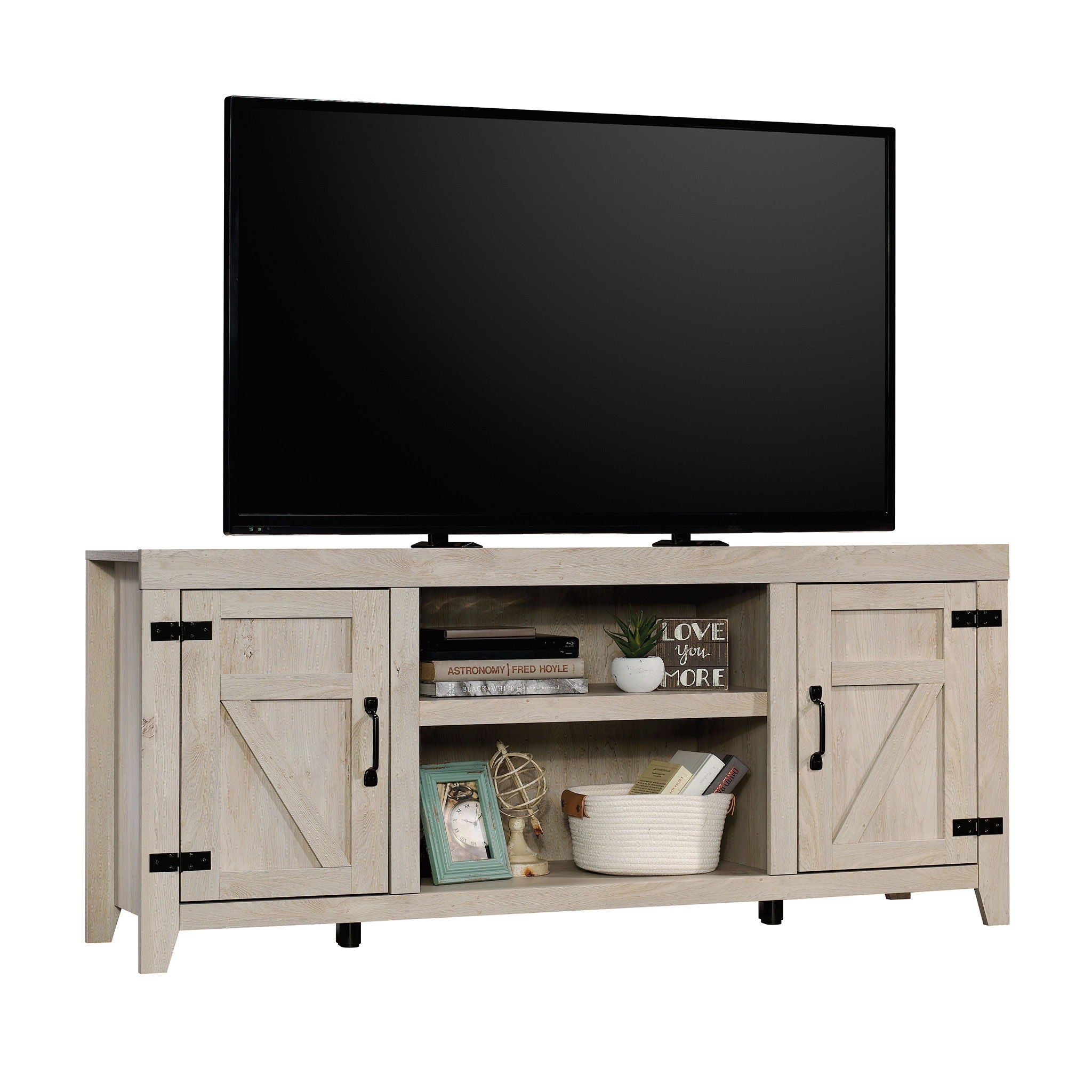 Chalked Chestnut Farmhouse TV Credenza