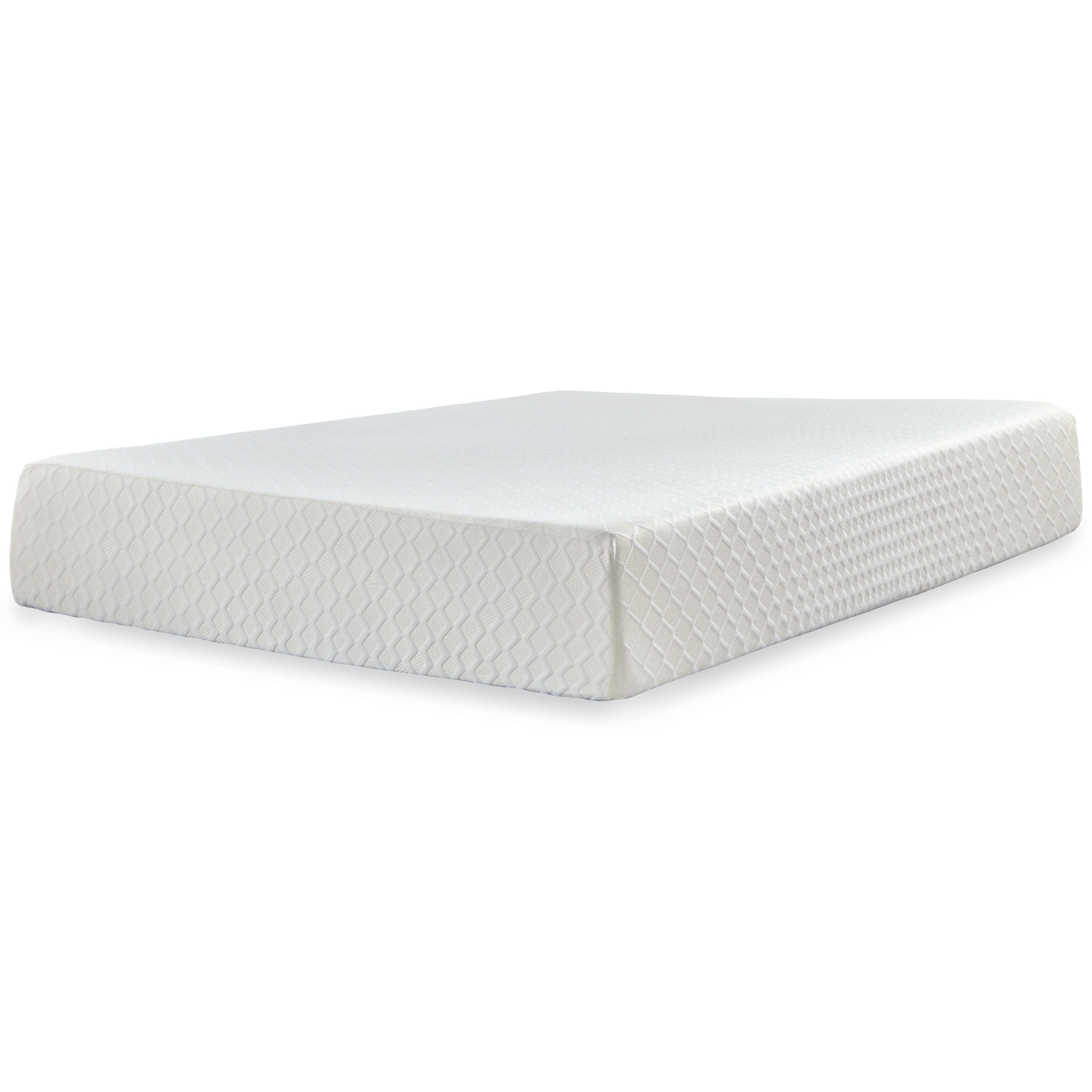 Ashley Furniture Chime - White - California King Mattress - 12-inch | Meri Furniture