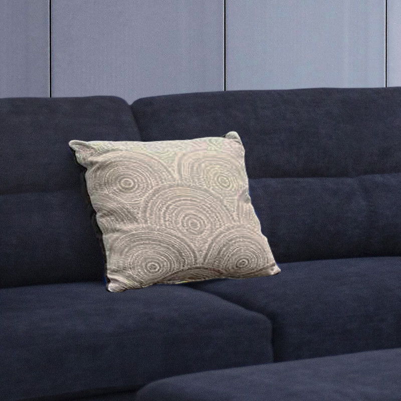 Diego 100"W Black Fabric Sectional Sofa with Right Facing Chaise, Storage Ottoman, and 2 Accent Pillows