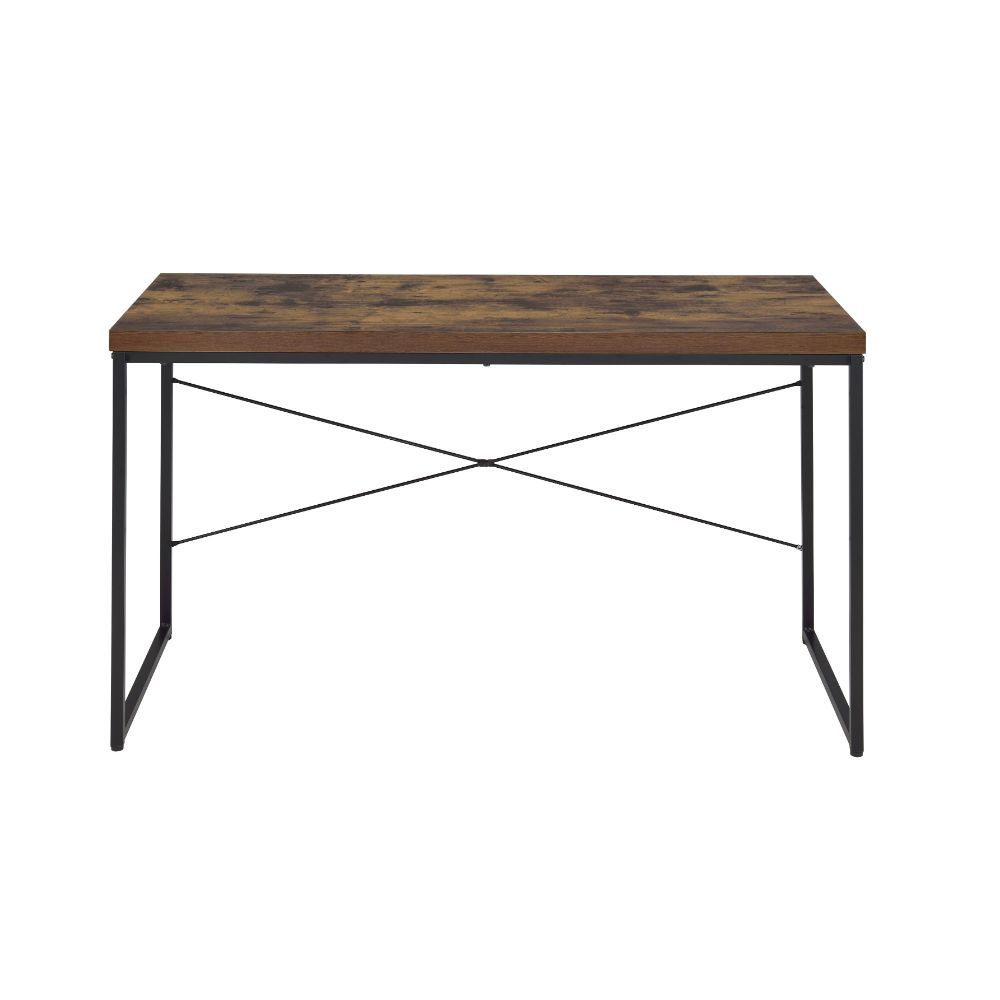 ACME Bob - Desk - Weathered Oak & Black | Meri Furniture