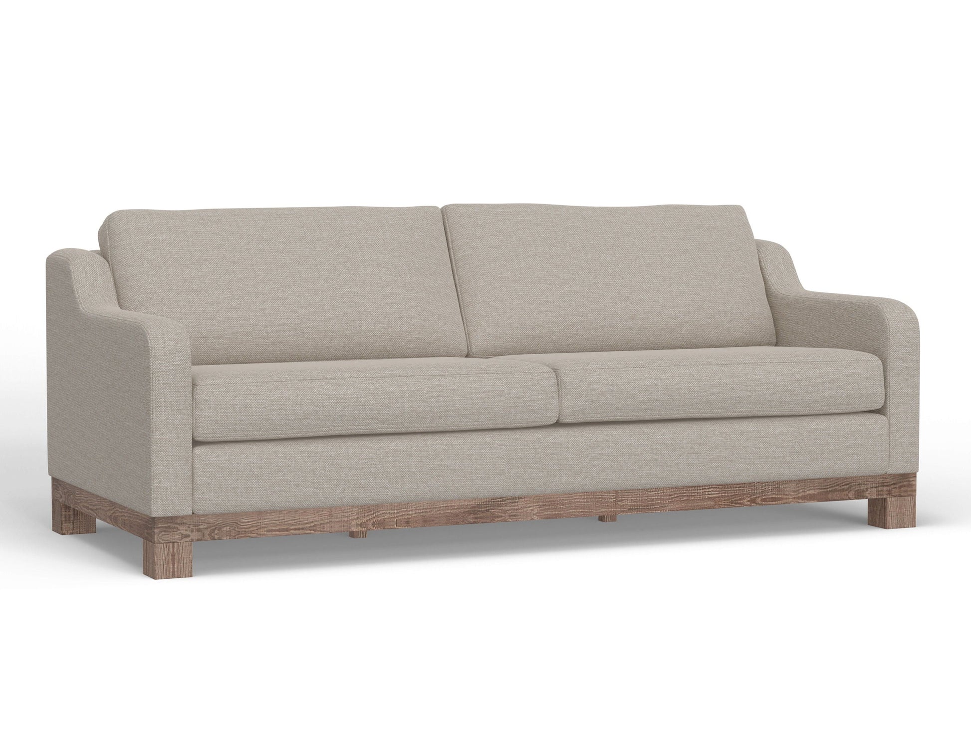International Furniture Direct Samba - Sofa Two-Cushion - Agreeable Gray | Meri Furniture
