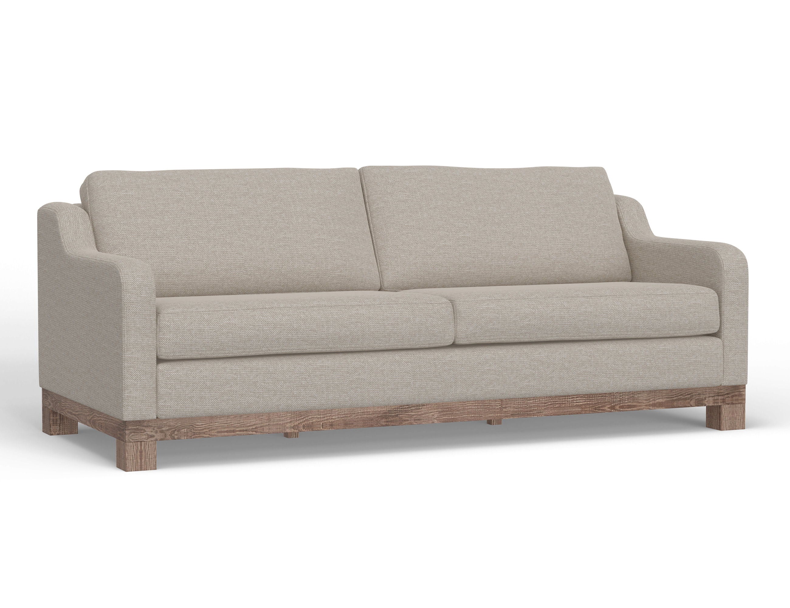 International Furniture Direct Samba - Sofa Two-Cushion - Agreeable Gray | Meri Furniture