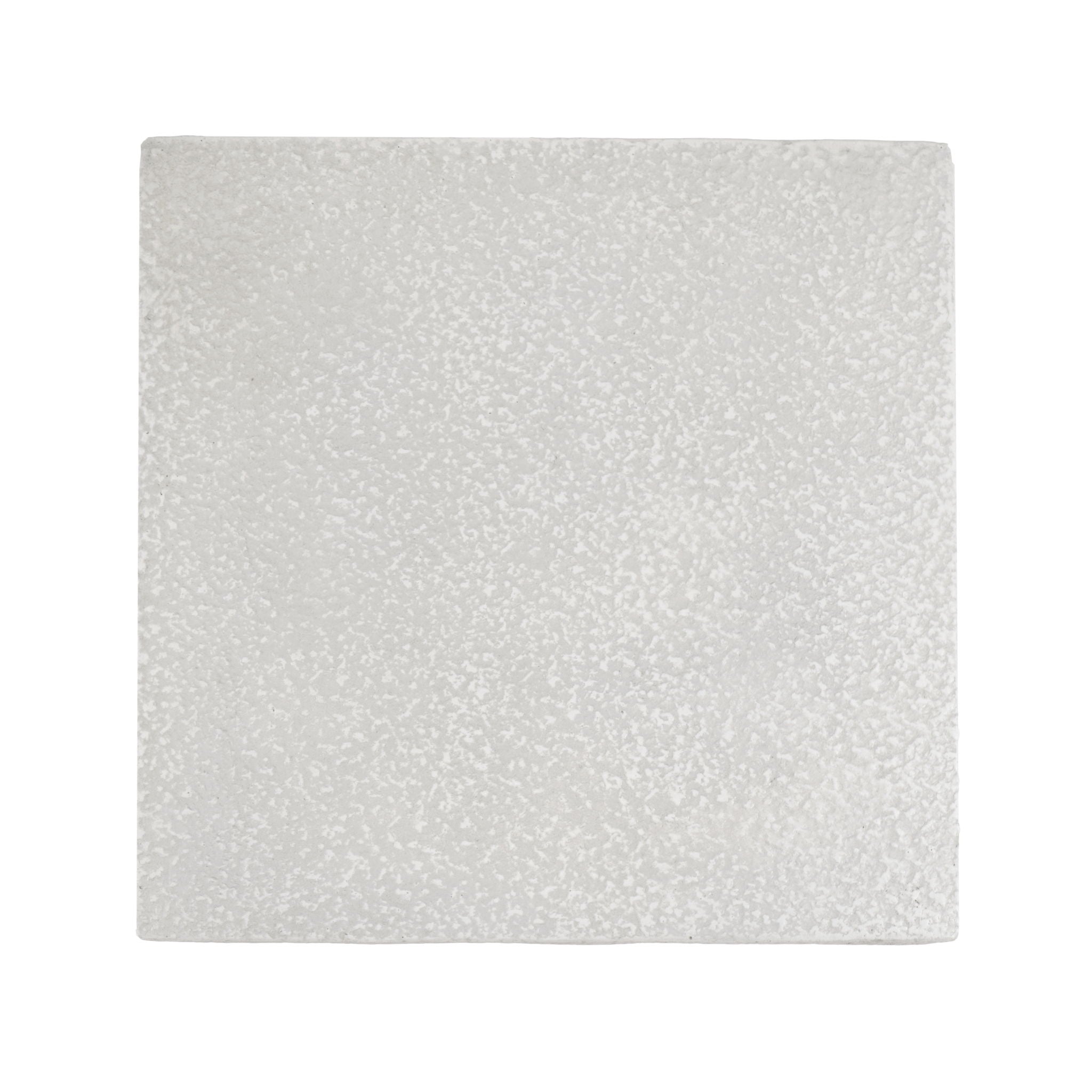 Mgo Square Side Table With Faux Stone Top And Wood Frame - Antique White / Natural Wood