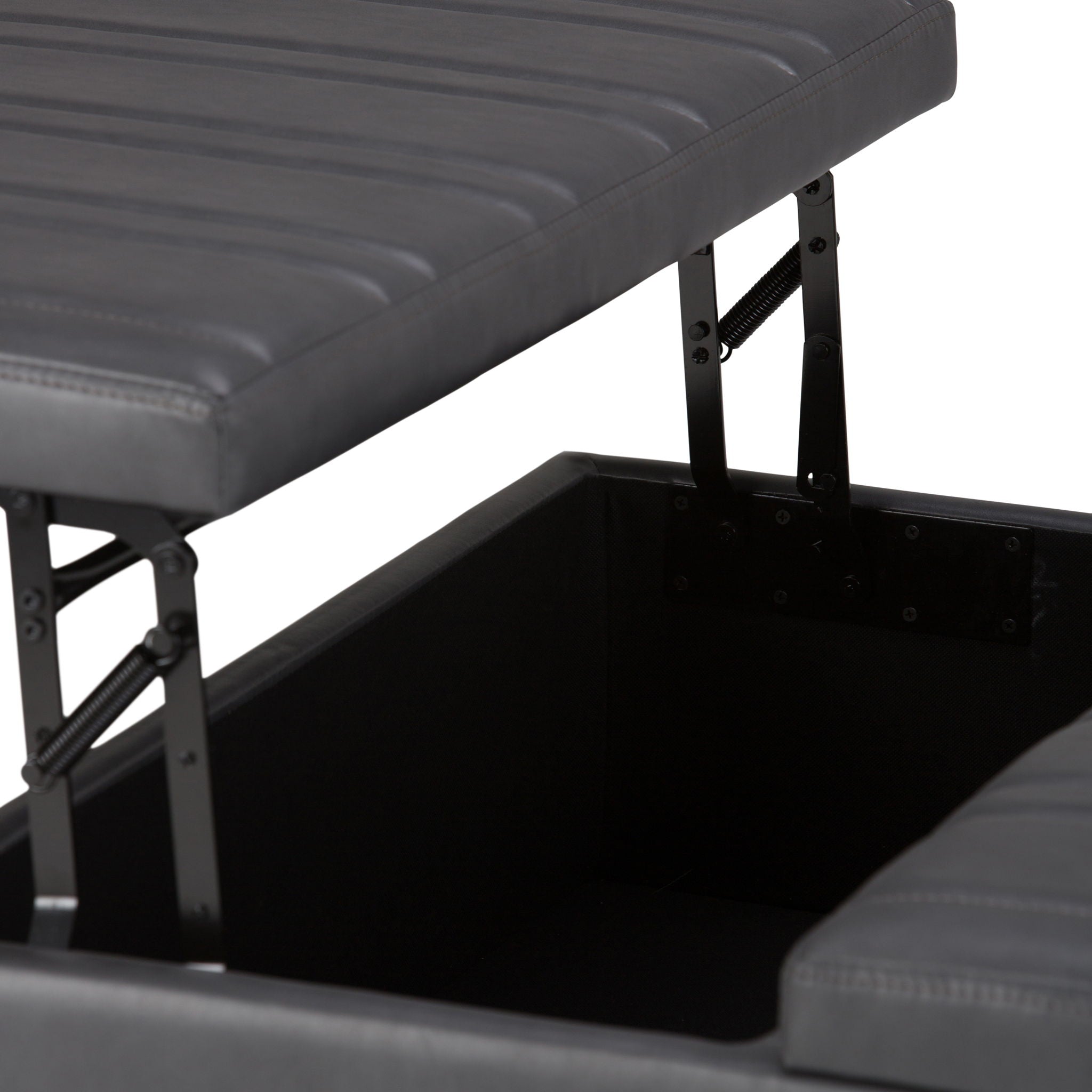 Ellis - Coffee Table Storage Ottoman Contemporary Design