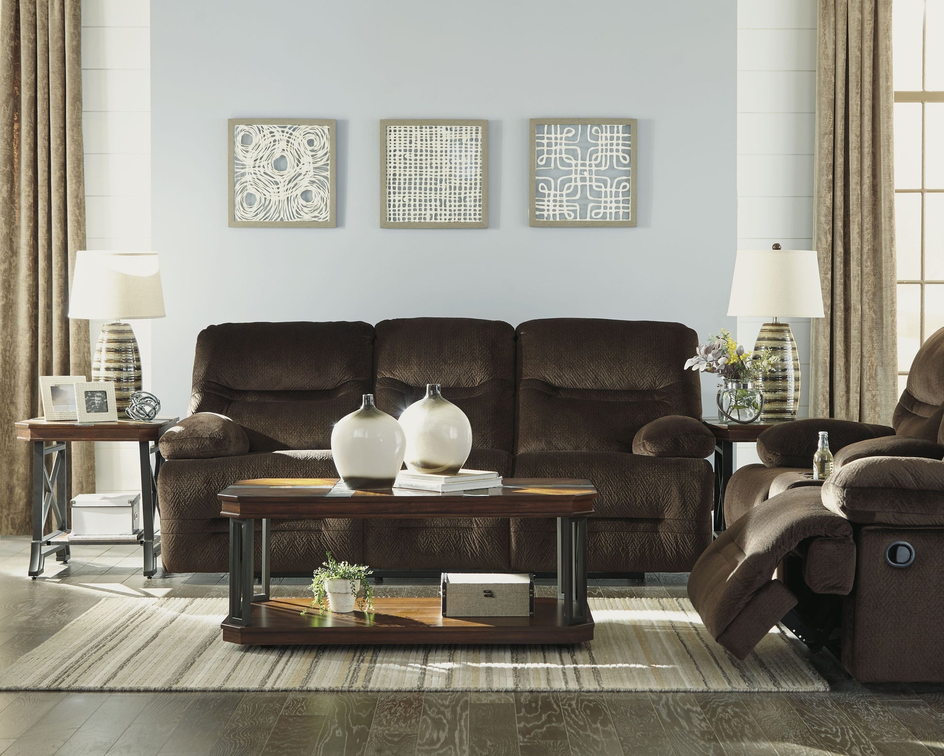 Signature Design by Ashley® Odella - Cream / Taupe - Wall Decor Set (Set of 3) | Meri Furniture