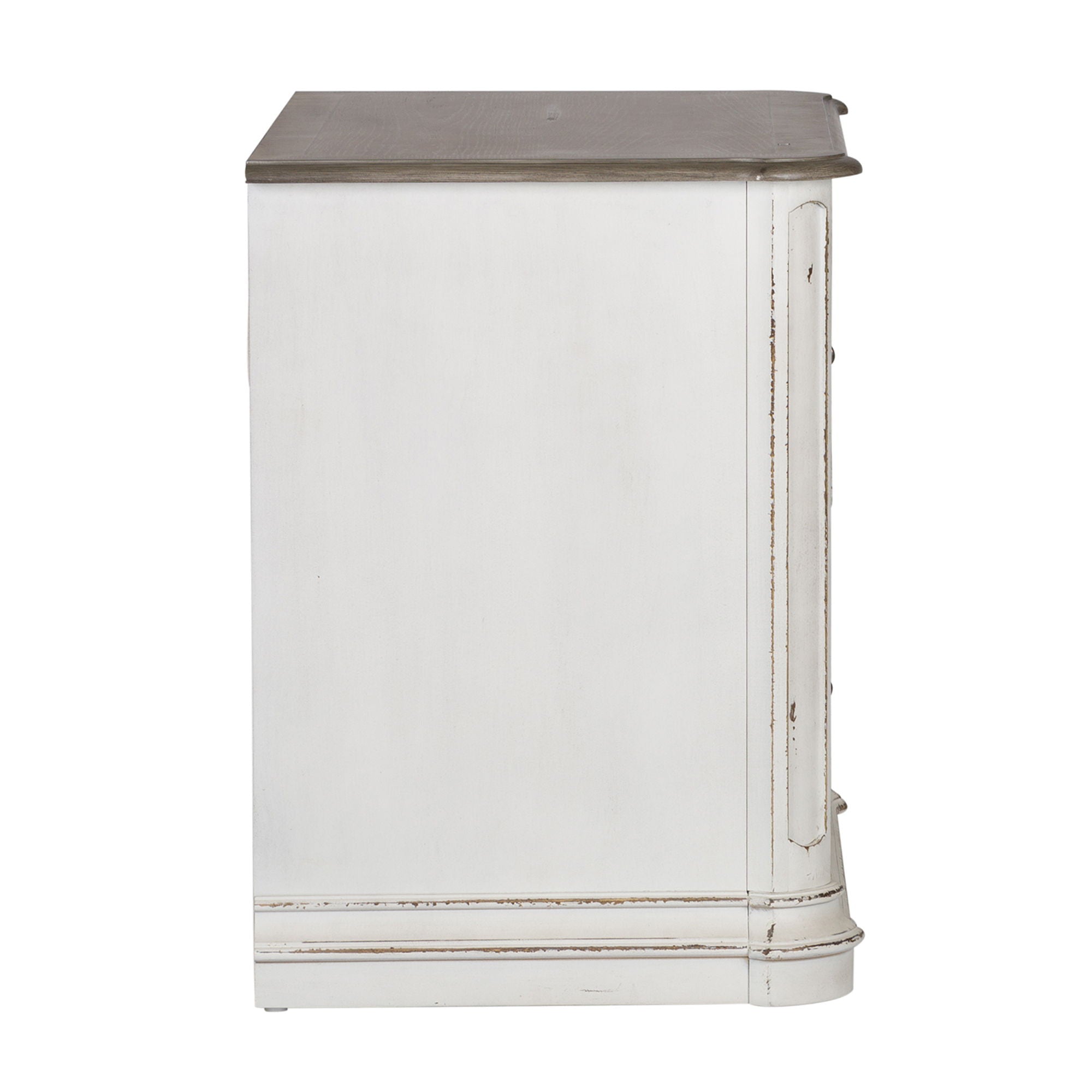 Magnolia Manor - Jr Executive Media Lateral File - Antique White