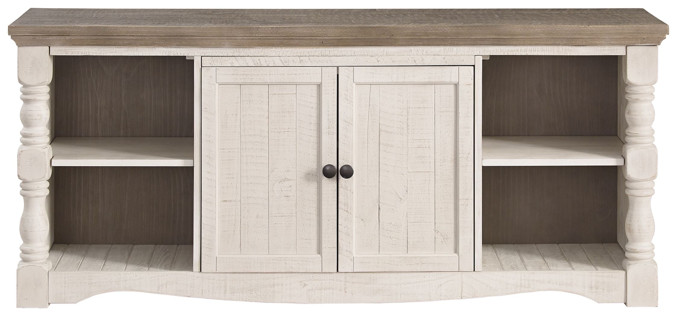 Ashley Furniture Havalance - Brown / Beige - Extra Large TV Stand - 2 Doors | Meri Furniture