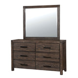 Furniture of America Rexburg - Mirror - Wire - Brushed Rustic Brown | Meri Furniture