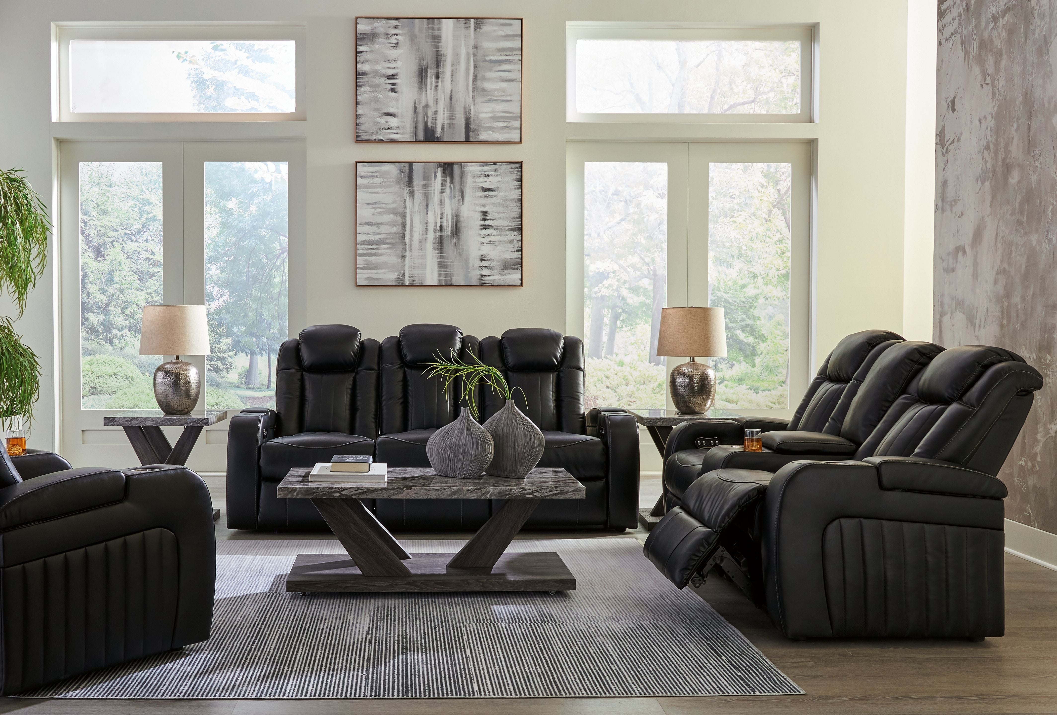 Signature Design by Ashley® Caveman Den - Power Reclining Living Room Set | Meri Furniture