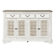 Liberty Furniture Magnolia Manor - Hall Buffet - White | Meri Furniture