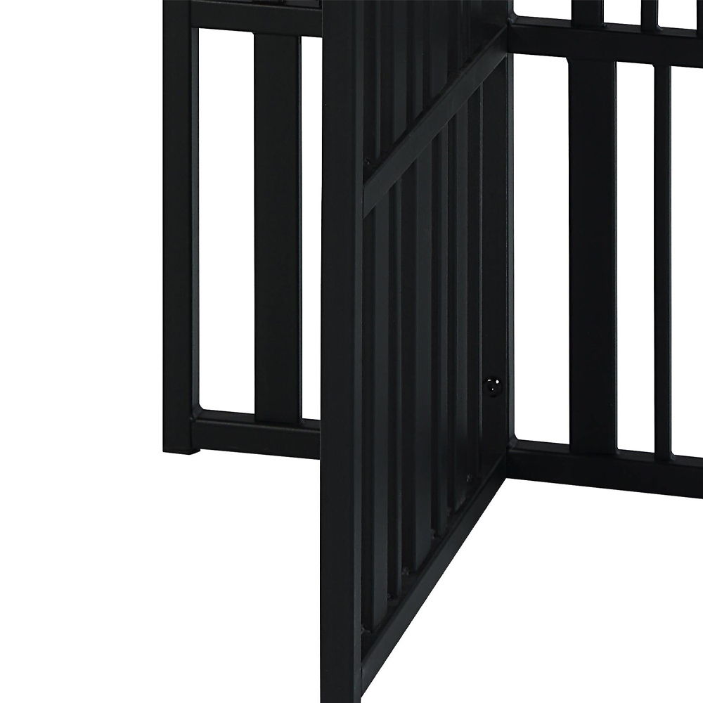 Zudora - End Table - Antique Oak & Black