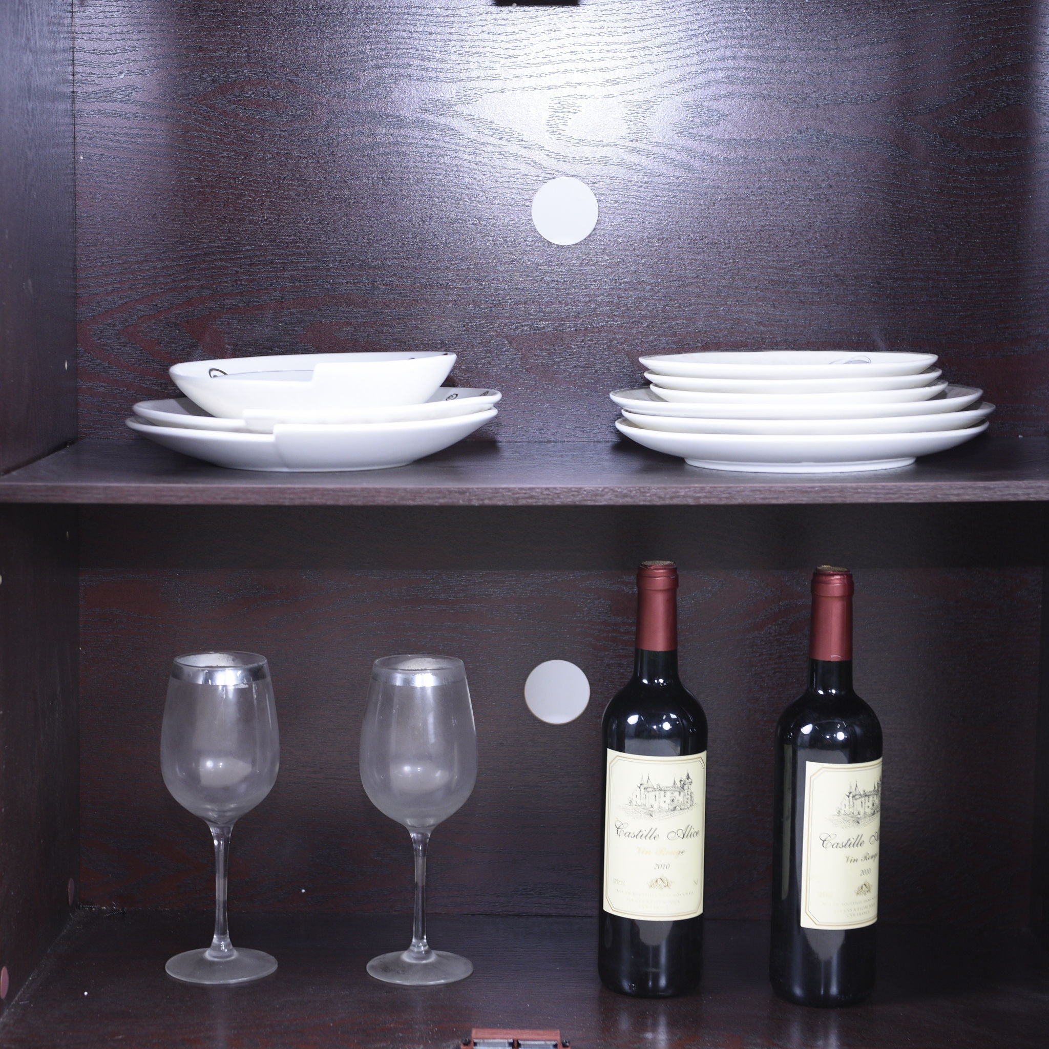 Spacious Sideboard With 3 Doors - Ox Blood Red