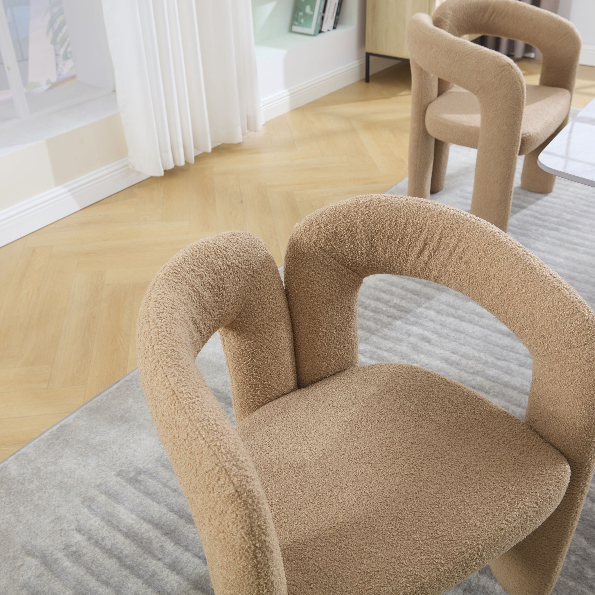 Coolmore Contemporary Designed Accent / Dining Chair With Armrests