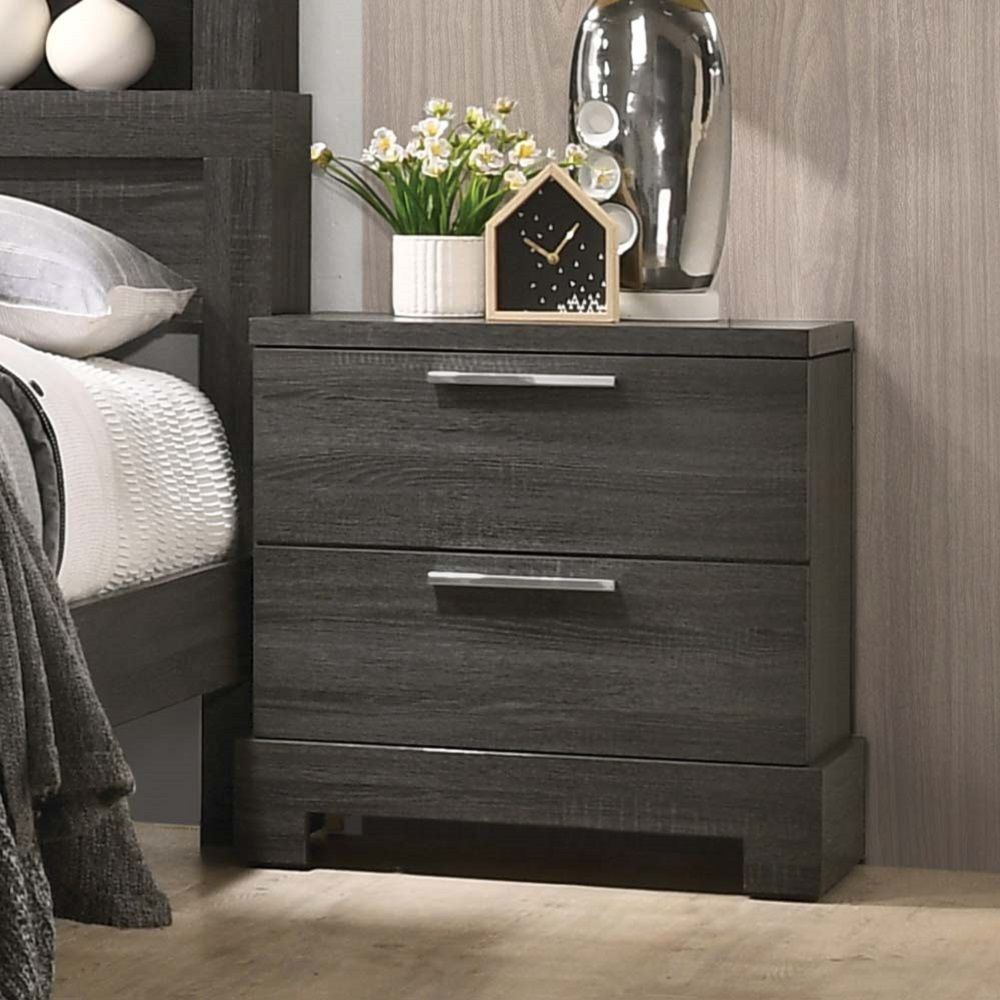 ACME Lantha - Nightstand - Gray Oak | Meri Furniture